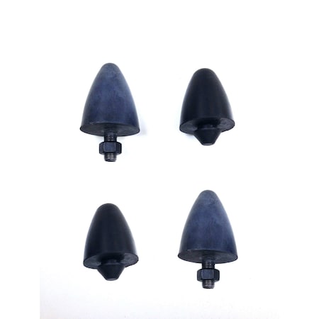 Fairchild Industries G4006 - 1953-1962 Corvette Front Suspension Rubber Bumper Set (4 Pcs) G4006